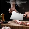Meat Cleaver with Large Handle - 7 inch Kitchen Bone