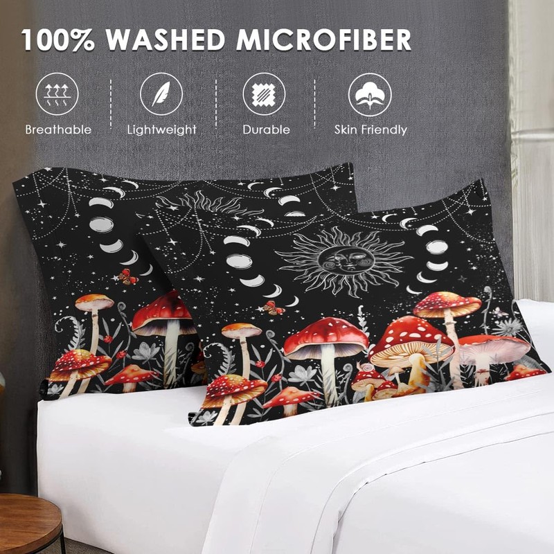 WeCozy 7 Pcs Queen Size Comforter Set with 2 Pillowcases