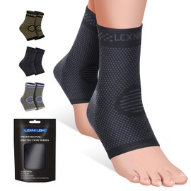 Pack of 2 Ankle Brace Professional Ankle Brace for Women/Men Compression Socks Foot Bandage for Plantar Fasciitis, Arthritis, Sprained Ankle, Achilles Tendon, Joint Pain, Sports