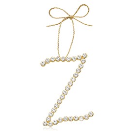 Mrchtmas 2025 Christmas Letter Ornaments, Initial Z Ornaments for Xmas Tree, Hanging Christmas Ornament Gift for Mother Women Men Best Friends Sister Wife