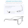 OLOMEE Large Reading Glasses Mens Oversized Wide Readers +2.50 Lightweight