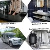 2-Pack Flexible Sink Drain Pipes with P-Trap - With Compatibility