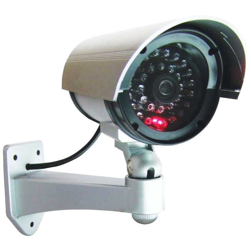 GC GLOBALCOMMERCE Set of 2 Fake Outdoor Security Cameras with