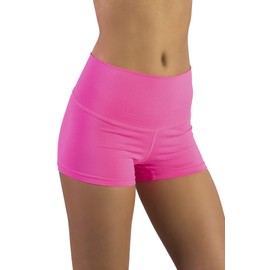 Liakada Dancewear Women's High Waist Booty Shorts for Dance, Cheer, Yoga, Sports