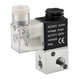 Heschen Electrical Pneumatic Solenoid Valve 3V1-06 220VAC 6.0VA PT1/8 3/2 Way Normally Closed CE