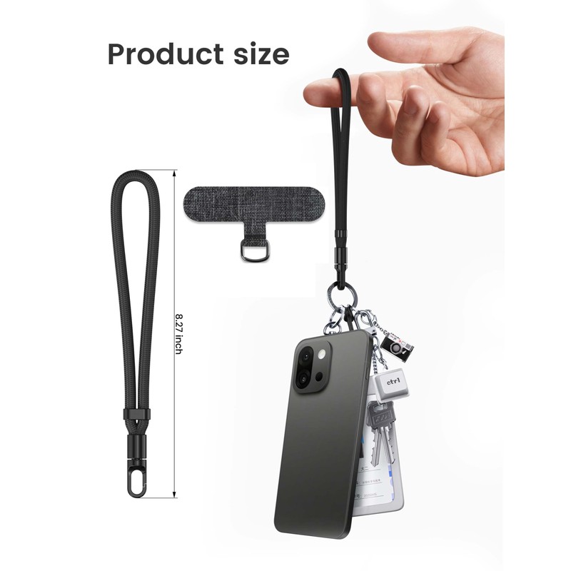 Phone Wrist Strap, Anti Theft Phone Strap, Adjustable Cell Phone