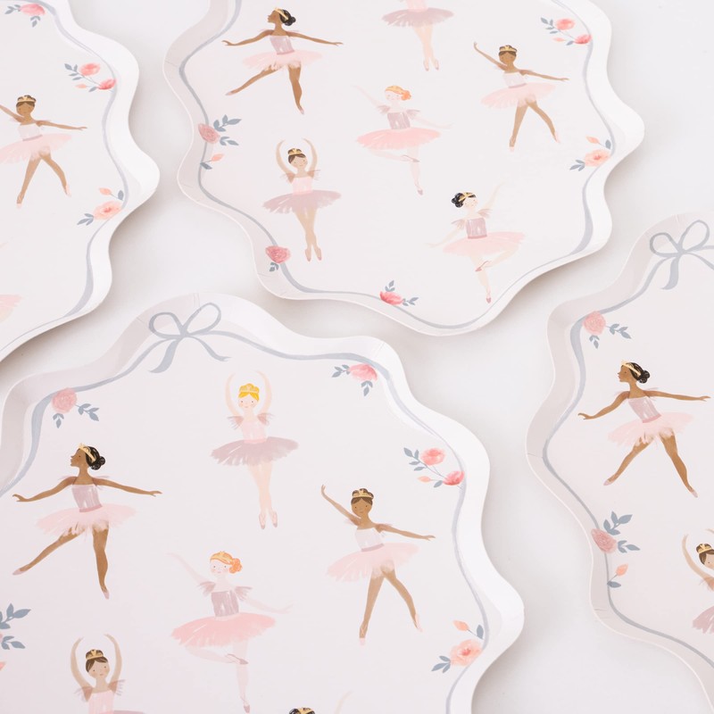 Meri Meri Disposable Birthday Party Plates, Pack of 8 Fun