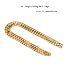 Xiazw - Bolsa de repuesto para bolso de mano de metal de tamaño mediano (48 pulgadas, oro antiguo)
