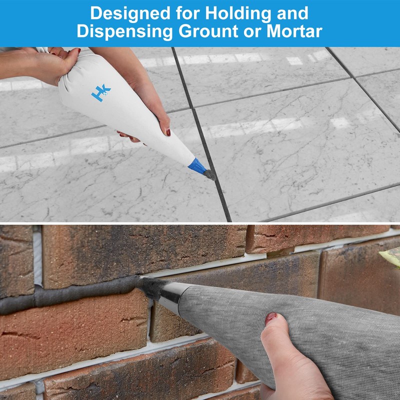 Grout Bags for Masonry and Tile Grouting, 13" by 24"