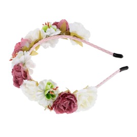 TOVINANNA Floral Headband for Women Elegant Flower Hairpiece for Weddings and Parties Comfortable Fit Beautifully Crafted Flowers for Prom and Special Occasions