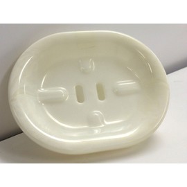 Richell TR Soap Stand, Baska, Pearl White