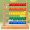 Toyvian Abacus Colorful Bead Wood Classic Abacus Counting Tool Portable
