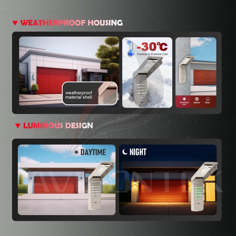 Craftsman Garage Door Opener Keypad & Remote CMXZDCG440 CMXZDCG453 Universal【10