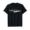CENTRAL SQUARE Baseball Vintage Retro Font T-Shirt