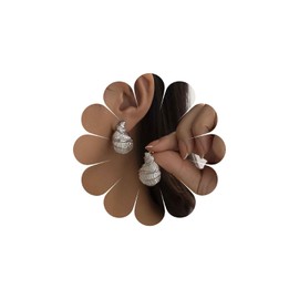 Inateannal Boho Shell Earrings Shell Dangle Earrings Large Ocean Shell Earrings Gold Textured Shell Stud Earrings Summer Shell Beach Earrings, Zinc, No Gemstone