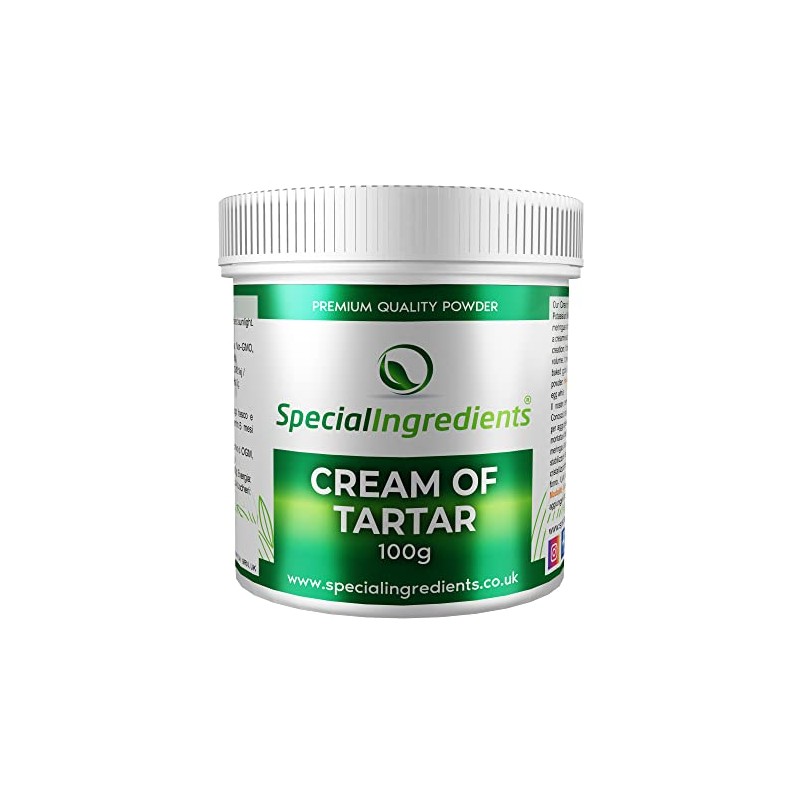 Cream Of Tartar Premium Quality Suitable for Vegans, Non-GMO, Gluten
