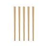 Stainless Steel Chopsticks,Reusable ,Dishwasher Safe , Easy to Use（5 PCS,golden）
