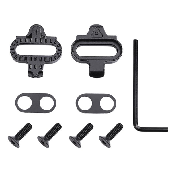 OIGWBPH 2pcs Bicycle Shoe Cleats Set SPD Compatible Bicycle Pedal