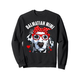Dalmatian Mimi Dog Lover Family Matching Mother's Day Women Sweatshirt