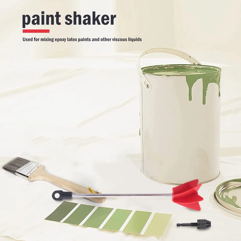 Haskoss Paint Mixer & Epoxy Mixer Attachment with 1/4inch Hex