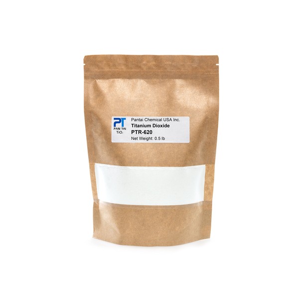 PTR-620 Titanium Dioxide TiO2 | Soap Making, Crafts, Paints and Pigment Colorant | Resealable Pouch 16oz 8oz 4oz (0.5lb/8oz)