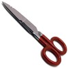 10× Multi Purpose Electrician Red Scissors 5.25" Cutting Stripping Wires