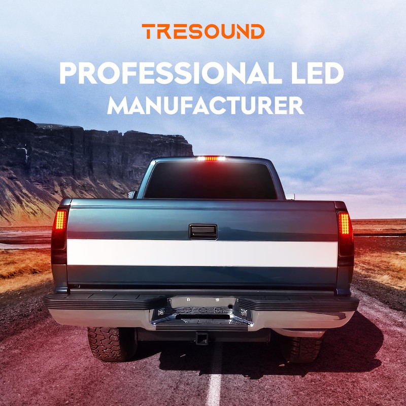 Tresound Tail Light + 3rd Third Brake Cargo Lamp for
