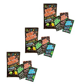 Pop Rocks Popping Candy 3-Pack - Watermelon, Strawberry, Tropical Punch