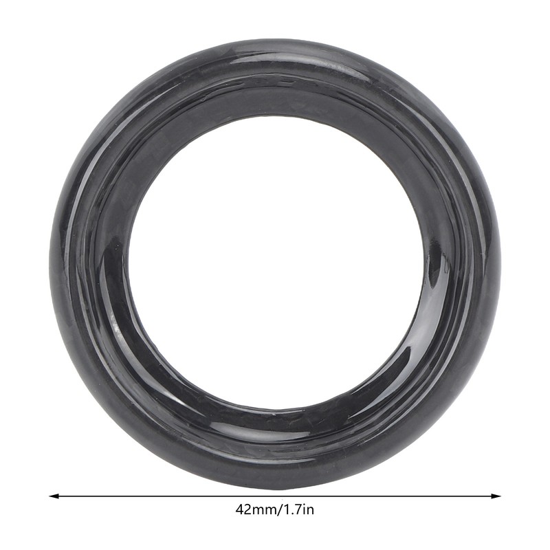 Start Button Ring Cover Carbon Fiber Start Stop Decor Sticker