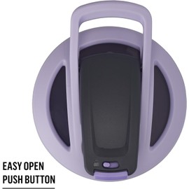 BlenderBottle Strada Sleek Shaker Cup Insulated Stainless Steel Water Bottle with Wire Whisk, 710ml, Flamingo Ombre