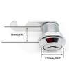 Drawer Cabinet Cam Lock, 16mm(5/8") Cylinder Length, Fits on 3/8inch