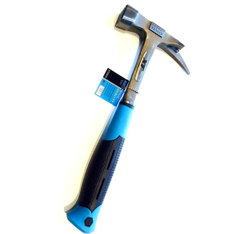 XTLINE Anti Vibration Magnetic Roofing Hammer 500 gr Solid one