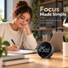 Magnetic Mechanical Kitchen Timer – Battery-Free Rotary Countdown Timer with