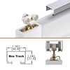 Sliding Pocket Door Hardware Top Hanger Rollers Wheels Assembly Fit