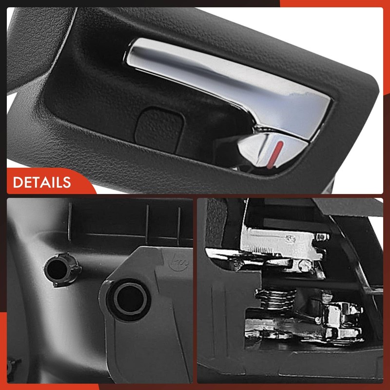 A-Premium Inside Interior Door Handles Compatible with Pontiac G8 2008-2009,