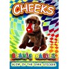 CHEEKS, GLOW IN THE DARK STICKER, BEANIE BABIES CARD SERIES