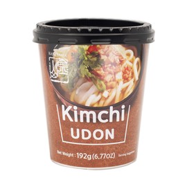 Kaneyama – Noodle Soup Cup, Japanese-Style Udon, Shoyu-Kimchi-Spicy Flavor, Instant & Microwavable Chewy Fresh Noodles, Restaurant Grade Delicious Taste, 6.77 Oz (Pack of 12) (Kimchi)