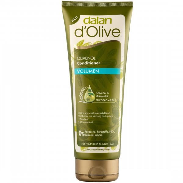 3 x Dalan d'Olive - Conditioner Volumising for Thin and Limp Hair - 200 ml
