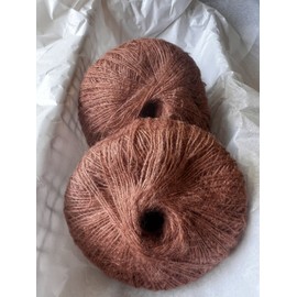 Mohair Silk Yarns Solid Brown Sugar -3 Skeins NEW