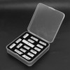 16pcs/Set Air Conditioner Button Switch Cover Silver Replacement for Jaguar