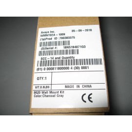 Avaya NEW Avaya WMNT02A-1009 9620 Charcoal Gray Wall Mount Kit 700383375