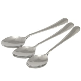 Chef Craft Heavy Duty Tablespoon Set, 7.5 inches in Length 3 Piece Set, Stainless Steel