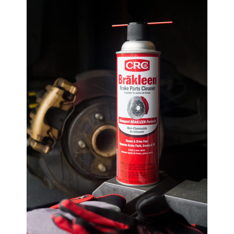 CRC Brakleen 1003706 Brake Cleaner Spray Non-Flammable, 19 oz, [12