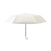 Francfranc Flanc Blackout Dot Glitter Heat Cut Folding Umbrella, 19.7