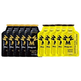 Mag-on Energy Gels, 5 Grapefruits, 5 Fresh Lemon - Total 10 Packs