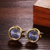 Avaner Men's Clip Cufflinks Watches: Analog Quartz Working Pocket Watch