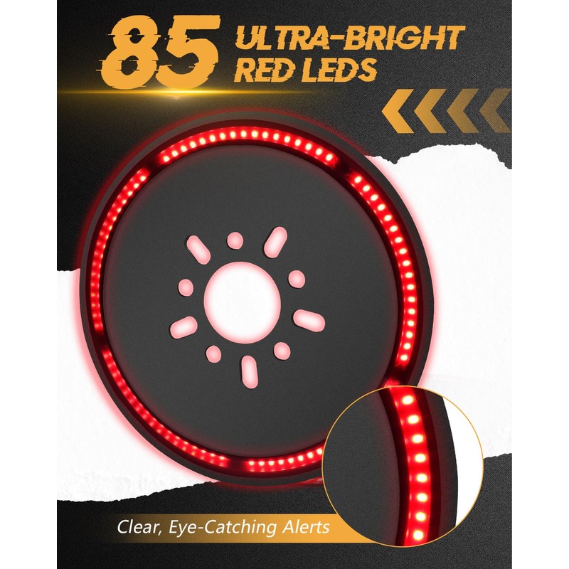 ADTOPI Plug & Play Spare Tire Brake Light LED 3rd