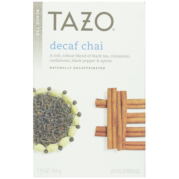 Tazo Tea, Chai Decaf Tea, Tea Bags, 20 ct