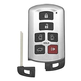 Programmable Keyfob, Replacement Car Keys Fob and DIY Programmer Kit for 2011 2012 2013 2014 2015 2016 2017 2018 2019 Toyota Sienna Smart Remote HYQ14ADR (Remote Only)