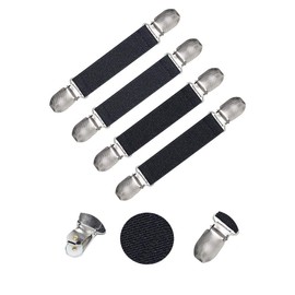 Winter Mitten Clips Elastic Stainless Steel Gloves Clips, Never Lose Mittens, Gloves, Beanie Caps Again - Strong Clips for Secure Attachment